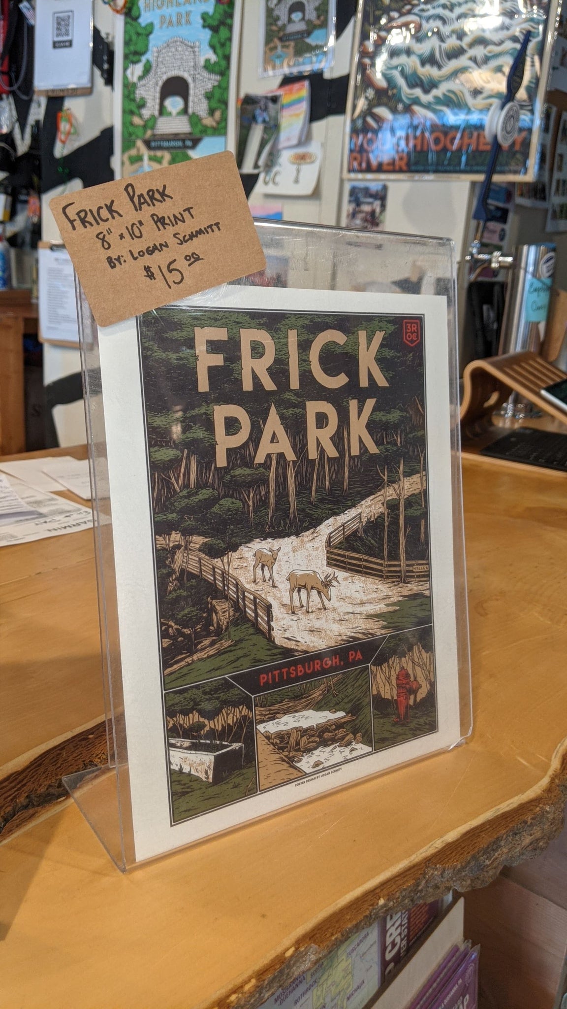 3ROC Parks Poster Print Series - Frick Park – 3 Rivers Outdoor Co